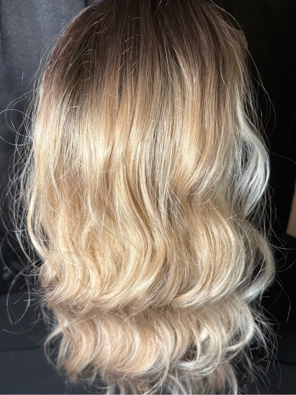 Honey Blonde Lace Front Wave Wig for Women - Soft Beach Waves